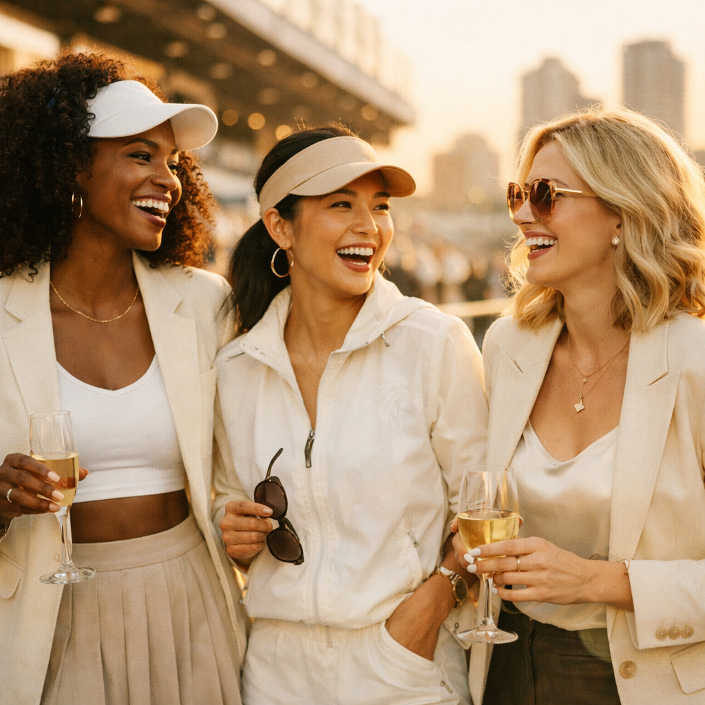 Women at a premium sports lifestyle event